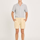 Pestana Relaxed Shorts - Smoked Pearl Linen