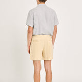 Pestana Relaxed Shorts - Smoked Pearl Linen