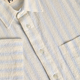 Alegre Printed Shirt - Pale Blue Stripes