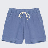 Pestana Shorts - Indigo Linen
