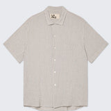 Silveira Panama Shirt - Grey Stripes