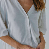 Linne Shirt - Beige