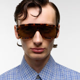 Aspen Havana - Brown Solid Lens