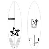 Surfbräda Hoodoo Guru 5´11 - Clear