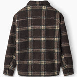 Cabin Zip Fleece - Brown/Check