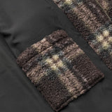 Cabin Zip Fleece - Brown/Check