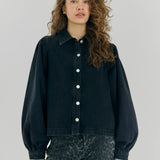 Ninni Clean Denim Shirt - Black Washed