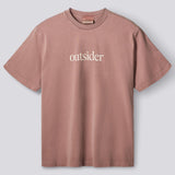 Outsider Pigment Dye T-shirt - Rose Clay