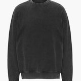 Organic Oversized Crew - Faded Black