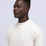 T-shirt Heavy Mockneck L/S - Black