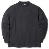 T-shirt Heavy Mockneck L/S - Black