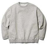 Recycled Cotton Crewneck Sweater - Grey