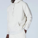Hoodie Recycled Cotton Pullover - Black