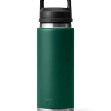 Rambler Bottle Chug 26oz - Black Forest Green