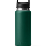 Rambler Bottle Chug 36oz - Black Forest Green