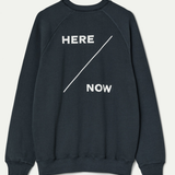 Cunha Print Sweatshirt - Here/Now Dark Navy