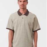 S/S Dion Polo - Dion Stripe/Wax