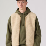 Seacliff Sherpa Vest - Cream Sherpa Cream