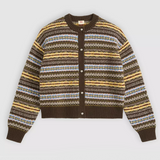 Charlotte Cardigan - Lea Fairisle Multi Color