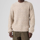 Presidio Crew - Cable Stitch Brown