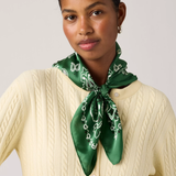 Satin Bandana - Green