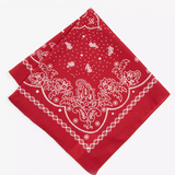 Paisley Bandana - True Red