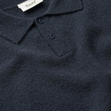 Timber Brushed Polo Knit - Navy