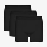 Organic Boxer Briefs 3-pack - Deep Black