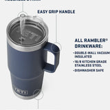 Rambler Straw Mug 25 Oz - Rescue Red