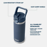 Rambler Straw Bottle 26oz - Seafoam