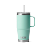 Rambler Straw Mug 25 Oz - Sea Foam