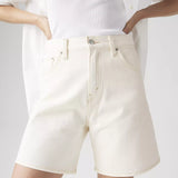 High Baggy Shorts - Snowing In LA
