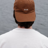 Washed Dad Cap - Brown 6/5/4 Logo