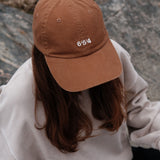 Washed Dad Cap - Brown 6/5/4 Logo