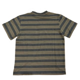 Vintage Stripe Jacquard T-shirt - Olive