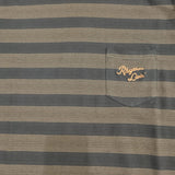 Vintage Stripe Jacquard T-shirt - Olive