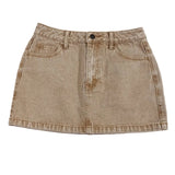 Ruby Mini Skirt - Washed Sand