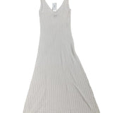 Scallop Knit Maxi Dress - Cream