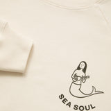 Cunha Print Sweatshirt - Mermaid Ecru