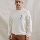 Cunha Print Sweatshirt - Mermaid Ecru