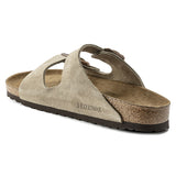Sandal Arizona Normal Soft Footbed Suede Leather - Taupe
