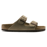 Sandal Arizona Normal Soft Footbed Suede Leather - Taupe