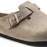 Slipper Boston Slim Soft Footbed Oiled Leather - Tobacco Brown
