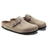 Slipper Boston Slim Soft Footbed Oiled Leather - Tobacco Brown