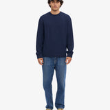 Tröja Merino Ull - Marine Blue