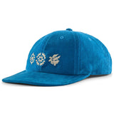 Corduroy Cap - Kaleido Flowers: Shore Blue