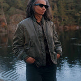 Eclipse Matt Black - Green Solid Lens