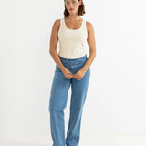 Essential Rib Tank - Natural