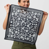 Fjällblomster Bandana - Dark Navy