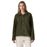 W'S Reclaimed Sweater Shirt Jkt - Dark Natural